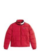 Tjw Ess Puffer Flag Jacket Ext Tommy Jeans Red