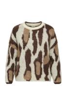 Caredelie Life Ls Jq O-Neck Knt ONLY Carmakoma Beige