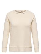 Carhazel Life Ls Detail O-Neck Bf Knt ONLY Carmakoma Cream