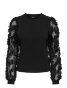 Onllavin L/S O-Neck Mix Swt ONLY Black