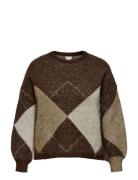 Carnoeme Jq Ls Life O-Neck Knt ONLY Carmakoma Brown