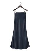 Maxi Satin Skirt Lexington Clothing Blue