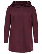 Carsedona Light Coat Otw Noos ONLY Carmakoma Burgundy