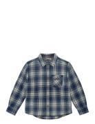 Shirt Ls Check Minymo Blue
