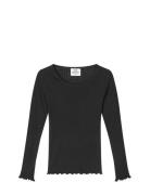 Pointella Troja Tee Ls Fav Mads Nørgaard Black