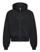 Bubble Zip Hoodie Hope Black