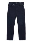 Grover Trousers Straight C-Stretch Replay Navy
