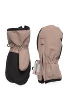 Mittens W. Zipper En Fant Beige