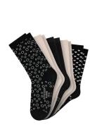 5Pack Damensocken - Bluebird Schiesser Patterned