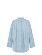 Magnolia Stripe Shirt A-View Blue