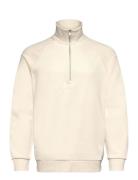 Half Zip Raglan Sweatshirt Lindbergh Cream