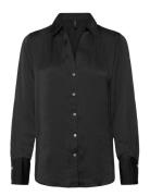 Vmsommer Ls Shirt Wvn Noos Vero Moda Black