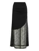 Nmnora Mw Ankle Lace Skirt NOISY MAY Black