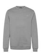 Tonal Crew Neck Sweatshirt Lyle & Scott Grey