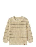 Nmmemlen Ls Knit Stripes Lil Lil'Atelier Cream