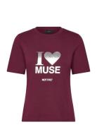 Cmmuse-Tee Copenhagen Muse Burgundy