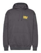 Wwcass Letter Hoodie Gots WOOD WOOD Grey