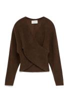 Mschzinelle Hope Wrap Pullover MSCH Copenhagen Brown