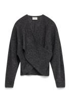 Mschzinelle Hope Wrap Pullover MSCH Copenhagen Grey