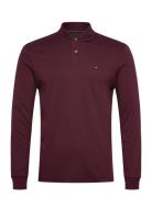 L/S Liquid Cotton Reg Polo Tommy Hilfiger Burgundy