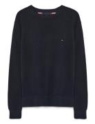 Essential Structure Crew Neck Tommy Hilfiger Navy