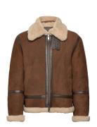 Shearling Jacket GANT Brown