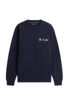 Small Crest Outline Crew Neck Tommy Hilfiger Navy