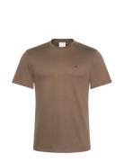 Ss Supima Chest Emb Crewneck Tee Calvin Klein Brown