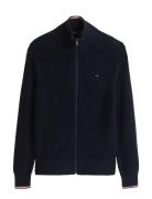 Rwb Rib Zip Through Tommy Hilfiger Navy