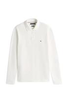 Ls Herringb Reg Polo Tommy Hilfiger White