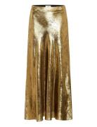 Slmirmir Anna Skirt Soaked In Luxury Gold