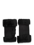 Rhsydney Shearling Half Mittens Rosemunde Black