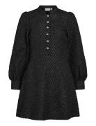 Vitaliama L/S Jaqcuard Dress Vila Black