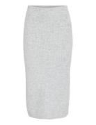Viretta Pencil Knit Skirt Vila Grey