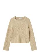 Nkfrikine Ls Short Knit Pullover Pb Name It Beige