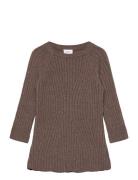 Nmfrikine Ls Knit Dress Pb Name It Brown