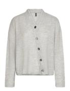 Vmpenny Ls V-Neck Top Jrs Ga Vero Moda Grey