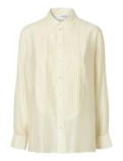 Slfiris Relaxed Ls Shirt B Selected Cream