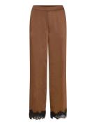 Pants With Lace Detail Coster Copenhagen Brown
