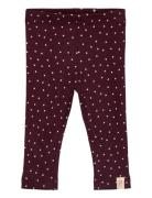 Legging Modal Heart Petit Piao Burgundy