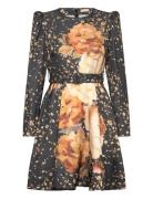 Tailored Satin Belt Dress By Ti Mo Black