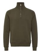 Maryon Half Zip Sweatshirt Morris Khaki