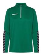 Hmlauthentic Half Zip Sweatshirt Woman Hummel Green