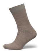 Erina Wool Rib Socks Mp Denmark Beige