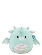 Squishmallows 50 Cm Fuzz A Mallows Joey Dragon Squishmallows Blue