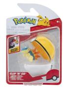 Pokemon Clip N Go Cyndaquil With Level Ball Proxy Patterned