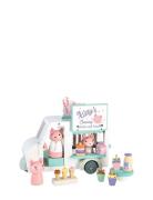 Kitty's Milkshake Van Tender Leaf Patterned