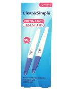 Clear & Simple Pregnancy Test Sticks