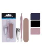 Eleganza Manicure Set Rosa   3 stk.