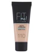 Maybelline Fit Me Matte + Poreless - 110 Porcelain 30 ml